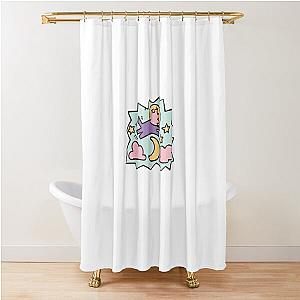 LaurenzSide Pup Art  Shower Curtain