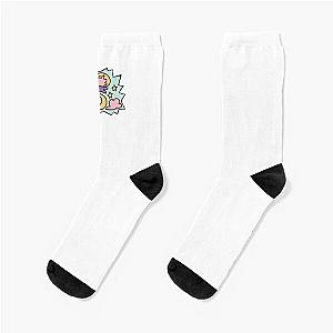 LaurenzSide Pup Art  Socks