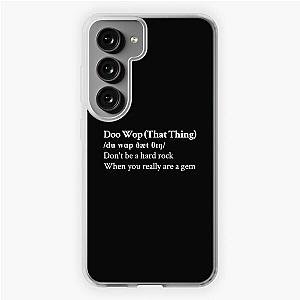 Ms Lauryn Hill Aesthetic Quote Lyrics R&B Black Samsung Galaxy Soft Case