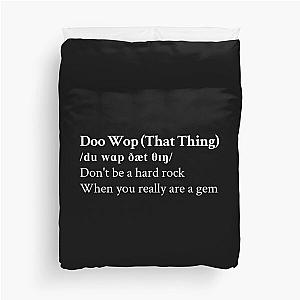 Ms Lauryn Hill Aesthetic Quote Lyrics R&B Black Duvet Cover