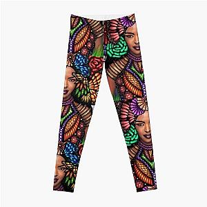 Lauryn Hill Illustration Leggings