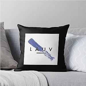 Lauv Blue Paint Streak Pillow