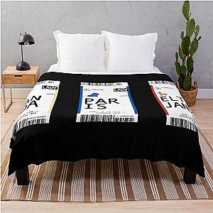 Lauv Plane Ticket Sticker Pack Throw Blanket