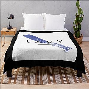 Lauv Blue Paint Throw Blanket
