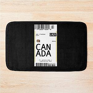 Lauv in Canada plane ticket Bath Mat