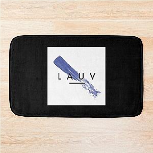 Lauv Blue Paint Streak Bath Mat