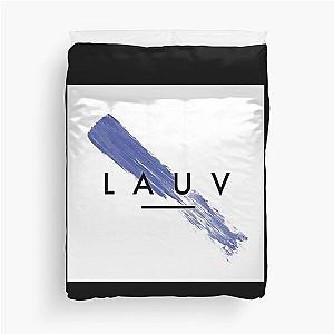 Lauv Blue Paint Streak Duvet Cover