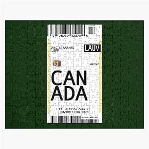 lauv Jigsaw Puzzle can plane ticket