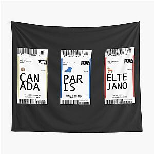 lauv plane ticket sticker pack Tapestry