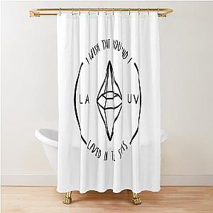 Lauv Shower Curtain in Black
