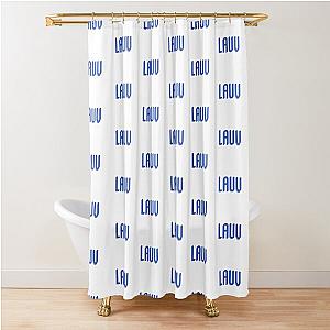 Lauv Blue Shower Curtain