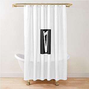 Lauv black Shower Curtain