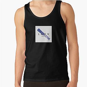 Lauv Blue Paint Streak Tank