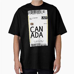 Lauv Canada: Plane Ticket Oversized T-Shirt