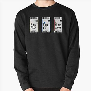 Lauv Plane Ticket Sticker Pack Pullover Sweatshirt