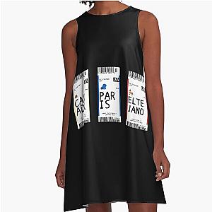 Lauv plane ticket sticker pack a line dress