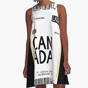 Lauv Canada Planet Ticket A Line Dress