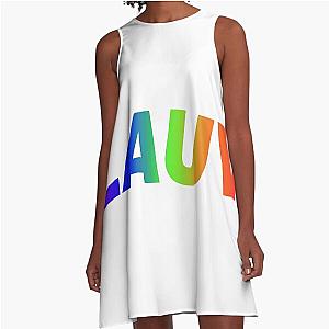 Lauv Rainbow A-Line Dress