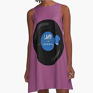 I Like Me Better Lauv Vinyl A-Line Dress