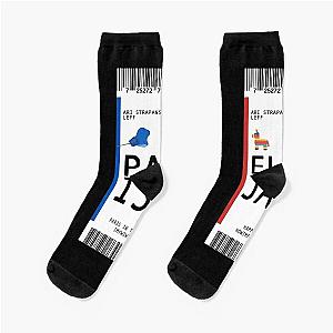 Lauv Plane Ticket Socks