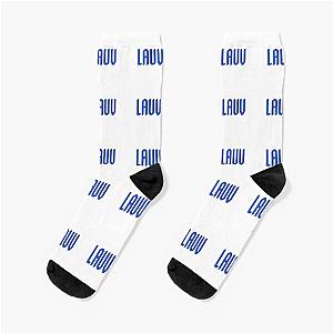 Lauv Blue Socks