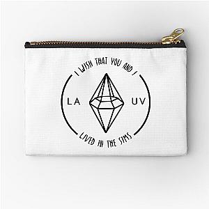 Lauv Sims Black Logo Zipper Pouch