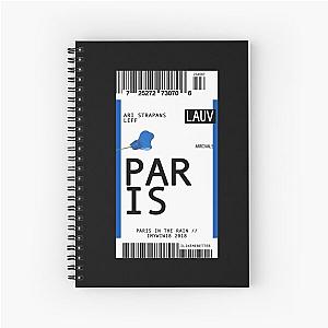 Lauv Plane Ticket Spiral Notebook