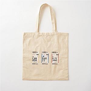 Lauv Plane Ticket Cotton Tote Bag