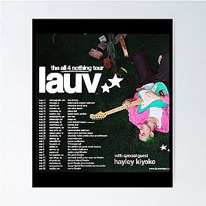 Lauv The All For Nothing Tour Poster