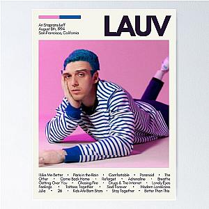 Lauv Mid Century Modern Poster Print