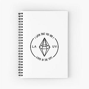 Lauv Sims (Black Logo) Spiral Notebook