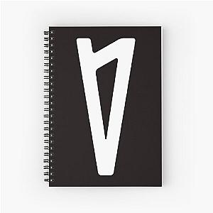 Lauv White Spiral Notebook