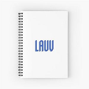 Lauv Blue Spiral Notebook