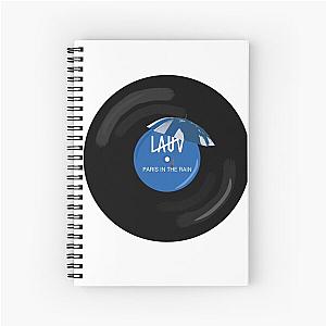 lauv paris in the rain vinyl Spiral Notebook