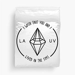 Lauv Sims (Black Logo) Duvet Cover