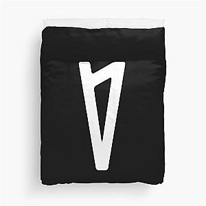 Lauv Logo White Duvet Cover