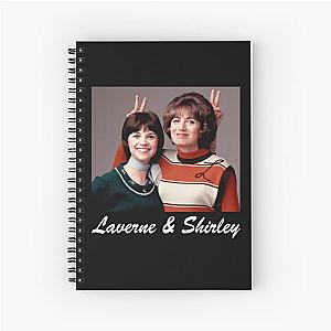 Laverne and Shirley character picture  Spiral Notebook