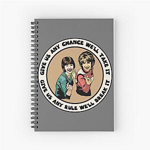 Laverne and Shirley  Spiral Notebook