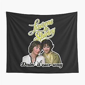 Doin it our way - Yellow Laverne & Shirley 70s Retro Tribute Tapestry