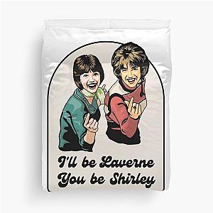 Laverne and Shirley  Duvet Cover