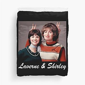 Laverne and Shirley character picture  Duvet Cover