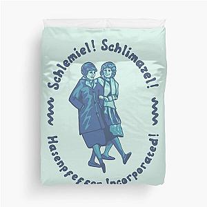 Laverne & Shirley Drawing Duvet Cover