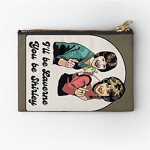 Laverne and Shirley  Zipper Pouch