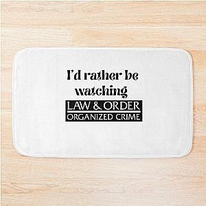 Law & Order Organized Crime t-shirt Bath Mat