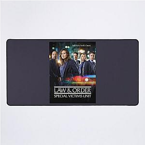 Funny Gift For Law And Order Christmas Holiday Desk Mat