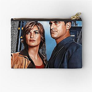 Benson & Stabler Law and Order: SVU Zipper Pouch