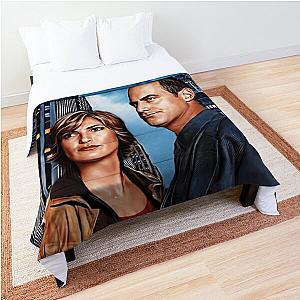 Benson & Stabler Law and Order: SVU Comforter