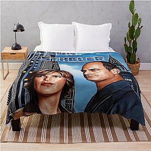 Benson & Stabler Law and Order: SVU Throw Blanket