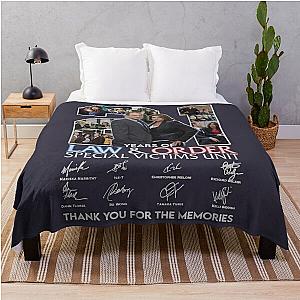 Design 21 Years Of Law and Order Special Victims Unit  Throw Blanket