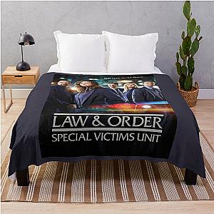 Funny Gift For Law And Order Christmas Holiday Throw Blanket